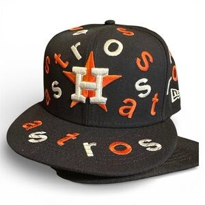 Houston Astros New Era Team Confetti 59FIFTY Fitted Hat